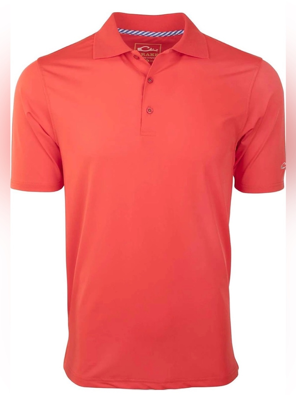 Drake Waterfowl - Drake Performance Stretch Polo (Coral) Medium
